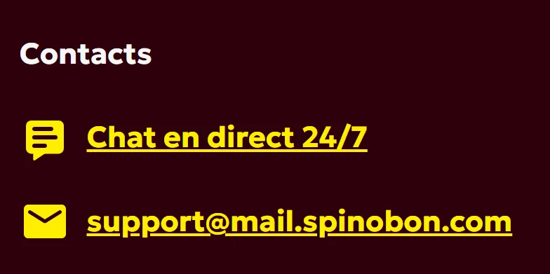 Spinobon Casino Service client